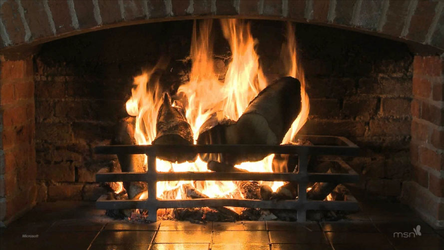 fireplace, fire, burning, logs, video, real