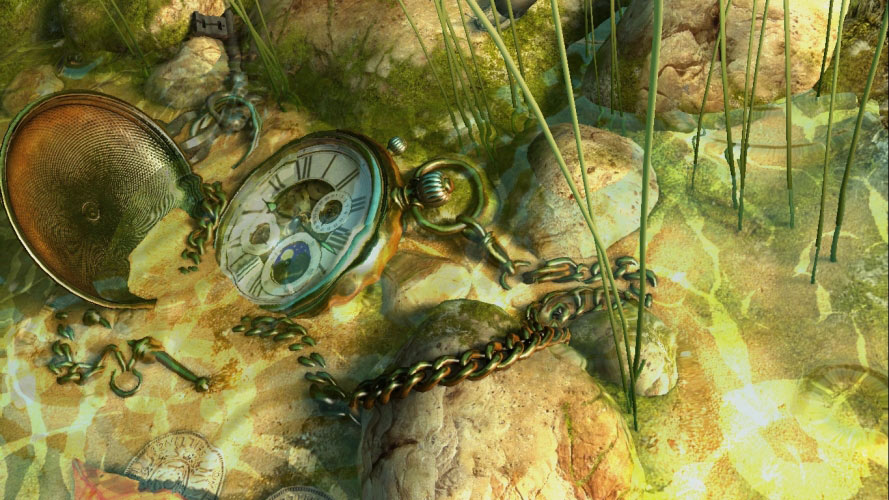 watch, clock, underwater, fish, water, stream, brooke, creek