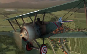 plane, aircraft, sky, vintage