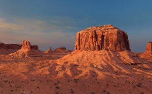 monument valley, sunset, nature, landscape, dusk, sky, evening, rock