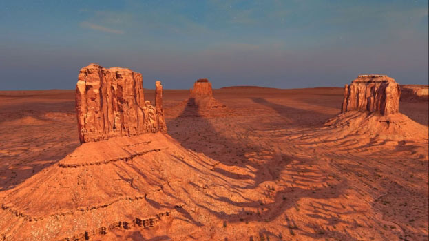 Sunset Monuments Screenshot