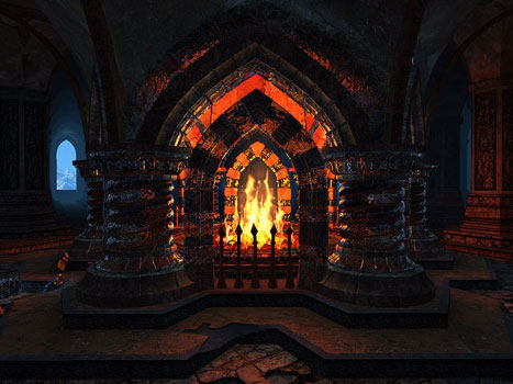 Crystal Fireplace Screenshot