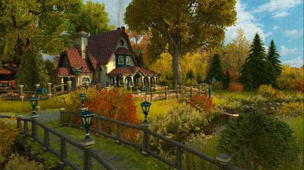Fall Cottage Скриншот