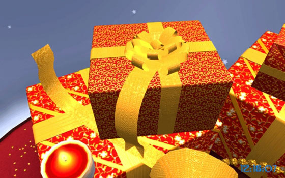 Christmas 3D Gifts Screenshot