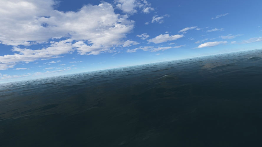 ocean, sea, water, flight, nature, seascape