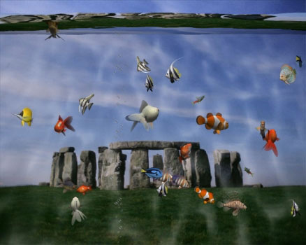 Something Fishy: 3D Desktop Aquarium Скриншот