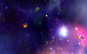 space ship, space, cosmos, sci-fi, fight