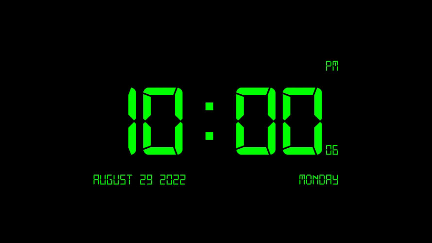 clock, time, date