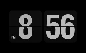 clock, time, flip clock