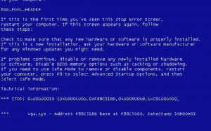 bsod, code