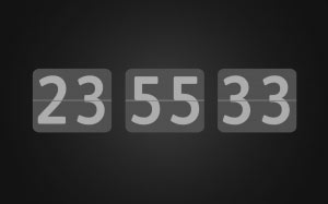 time, clock, flip clock