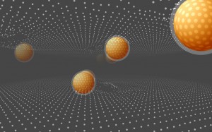 abstract, fly, 3d, balls