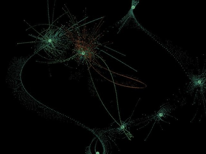 abstract, space, comets, planets, orbit, cosmos