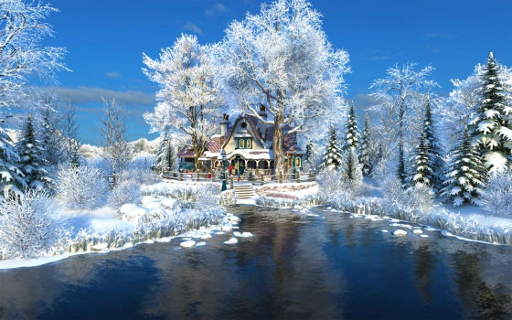 Winter Cottage Screenshot