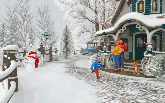 Winter Cottage Screenshot