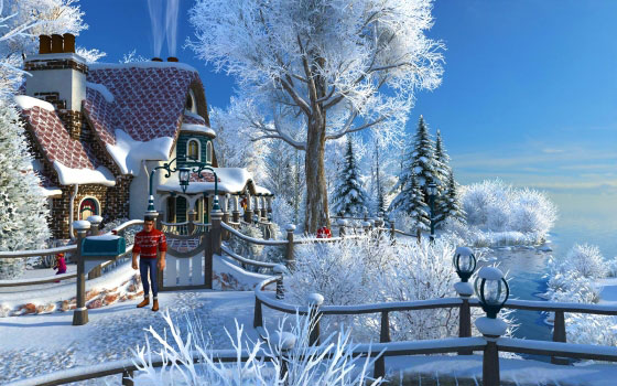 Winter Cottage Screenshot