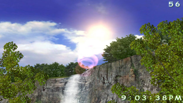 3D Living Waterfall Screenshot