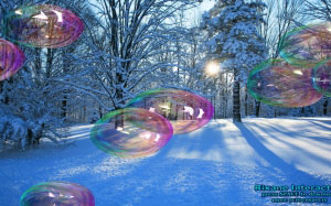 soap bubbles, desktop, bubbles, transparent