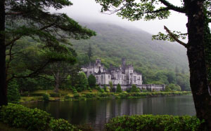 castle, kylemore, abbey, connemara county, galway, ireland