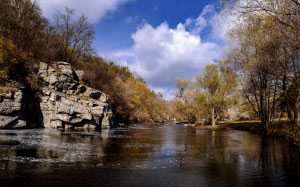 canyon, river, nature, water