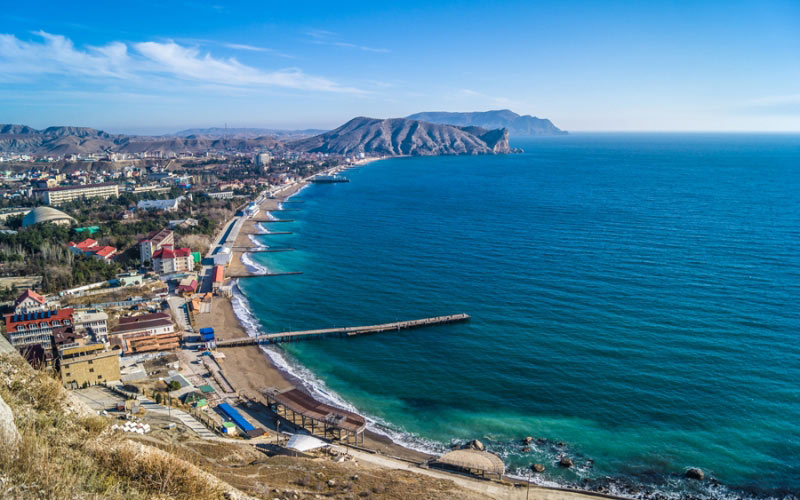 bay, sea, landscape