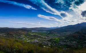 panoramic, country side, mountain, landscape