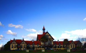 new zealand, tower, museum, historic, building, garden, landmark, construction, garden