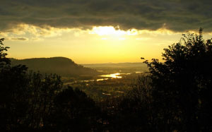Transcarpathia, sunset, landscape