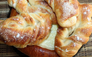 cheesecake, tasty, pastries, buns, food, dessert