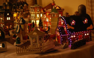 christmas, xmas, collectables, village