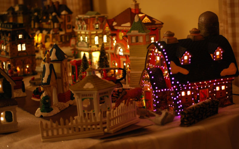 christmas, xmas, collectables, village