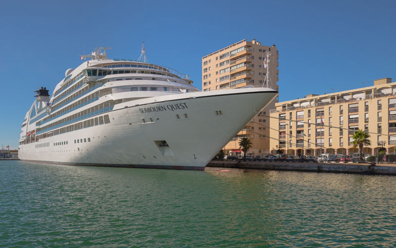 ship, MV Seabourn Quest, cruise, deck, sea