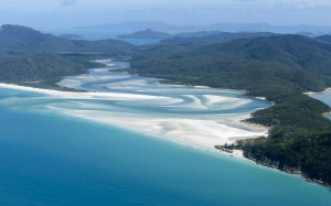 whitsunday island, great barrier reef, ocean, blue, water, landscape, bird view, australia, beach, reef, sea, island, queensland, holiday, vacation, travel, nature, tropical, tourism, paradise