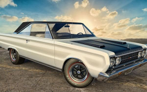 plymouth, classic car, automobile, vintage, oldtimer, gtx, 1967, america, usa, classic, car, 3d, graphic, 3d graphic, gtx, 1967, 3d
