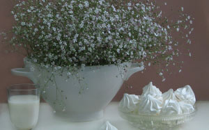 spring, May, still life, cards, plants, flowers