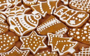 New year, Christmas, Xmas, holidays, food, milk, cookie, baking