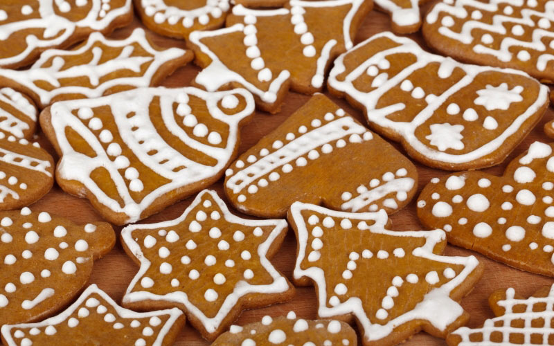 New year, Christmas, Xmas, holidays, food, milk, cookie, baking