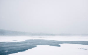 winter landscape, river, lake, ice, forest, winter, snow, nature, landscape