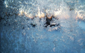 winter, ice, frost, pattern, window, glass