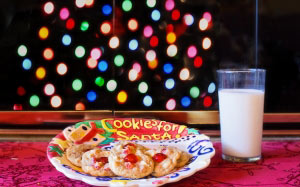New year, Christmas, Xmas, holidays, food, baking, cookie, milk
