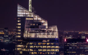city, lights, night, skyline, buildings, skyscraper, offices