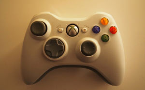 xbox, video games, entertainment, gamepads, white, joystick