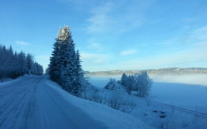 norway, winter, snow, frozen, coldness, blue, landscape, nature, january