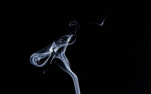 black and white, black, smoke