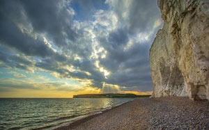 seven sisters, reefs, ocean, england, great britain, shore, clifs