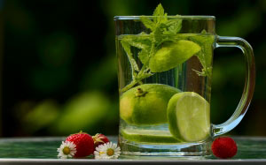 water, drink, detox, lemon, glass, refreshment, thirst, carafe