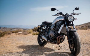 yamaha, dirt road, motorbike, motorcycle, outdoors, road, vehicle, nature