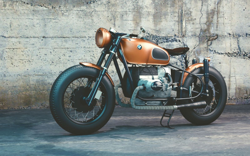 bmw, vehicle, bike, motorcycle, motobike, vehicle, old