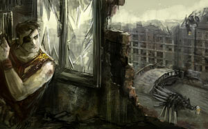 artwork, tears of steel, art, painting, cyberpunk, sci-fi