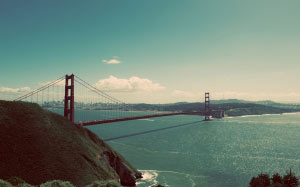 bridge, golden gate, ocean, sea, suspension bridge, water, bay, san francisco